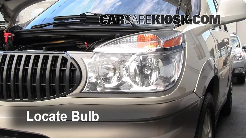 2005 Buick Rendezvous CX 3.4L V6 Lights Highbeam (replace bulb)